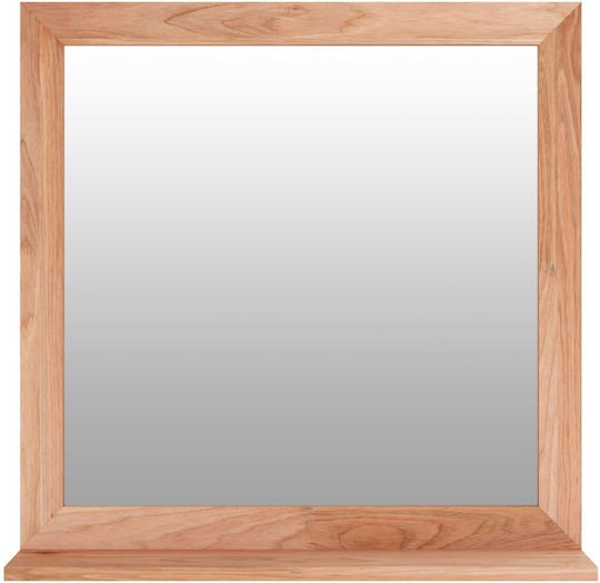 vidaXL 350358 Τετράγωνος από Μασίφ Ξύλο με Ράφι 55x55cm Καφέ vidaXL 350358 Τετράγωνος από Μασίφ Ξύλο με Ράφι 55x55cm Καφέ