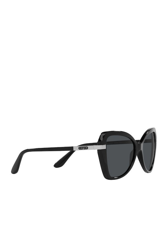 Vogue Feminini Ochelari de soare cu Negru Cadru și Gri Lentilă VO5479S W44/87