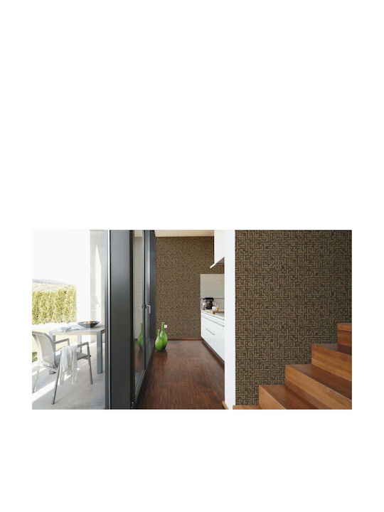 Wallpaper My Home Spa Vinyl Brown L1005xW53cm