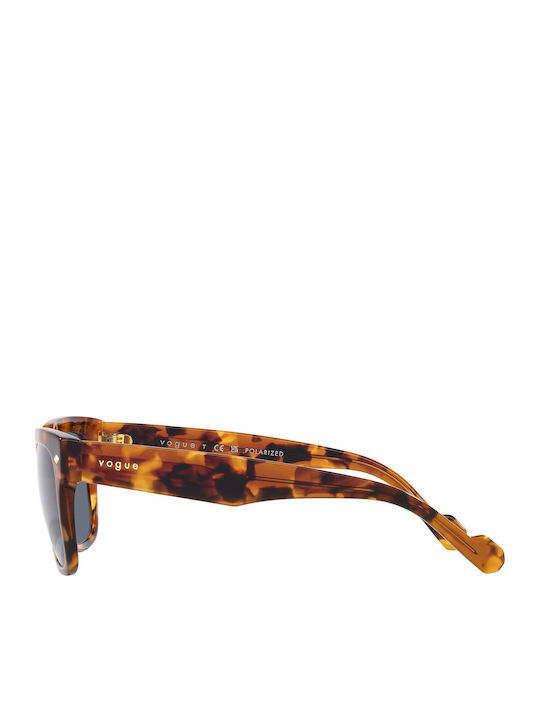 Vogue Men's Sunglasses with Brown Tartaruga Plastic Frame and Blue Gradient Lens VO5490S 28194Y