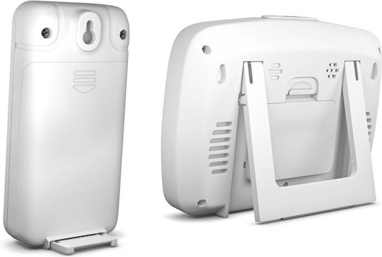 Mebus 40903 Wireless Digital Weather Station Wall Mounted White
