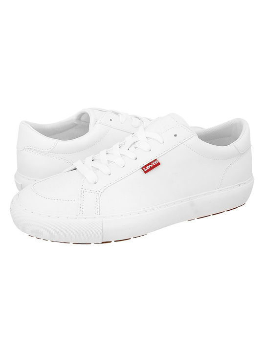 Levi's Woodward Rugged Low Bărbați Sneakers Albe