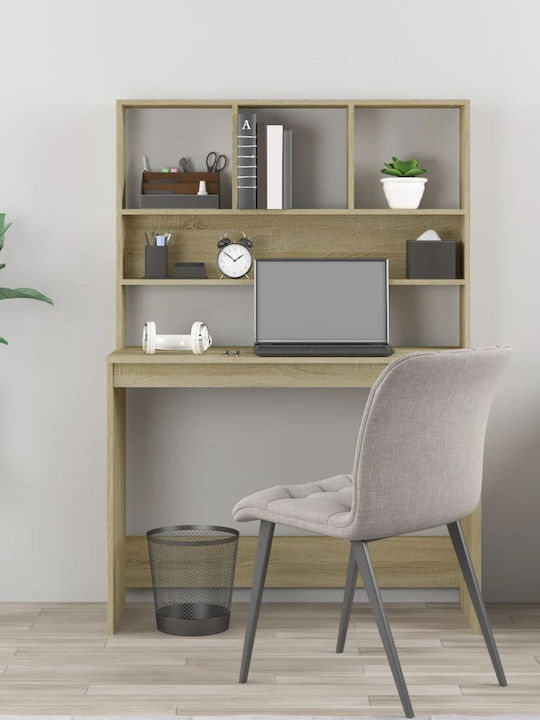 Birou Din Lemn Cu Birou Sonoma Stejar 102x45x148cm
