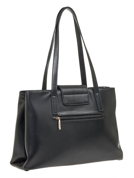 Verde Women's Bag Shopper Shoulder Black