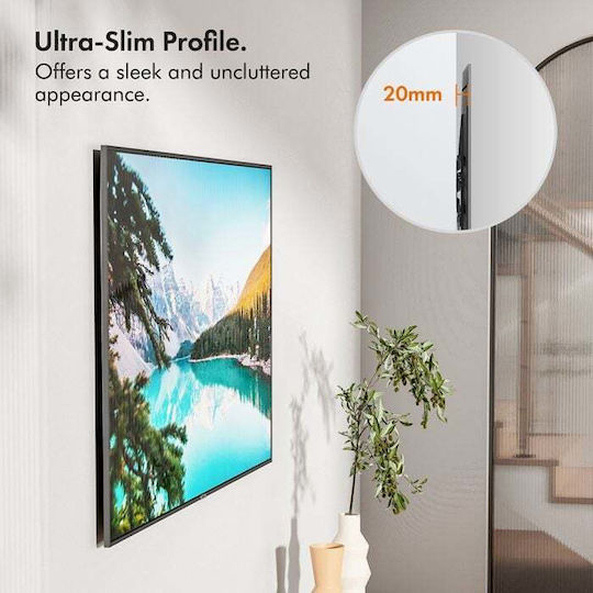VonHaus Ultra Slim TV Mount Телевизионна стойка за стена до 65" и 75кг