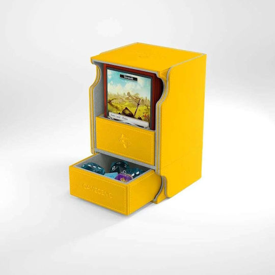 Gamegenic Watchtower 100+ Convertible Deck Box Standard Size Yellow GGS20079ML