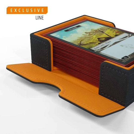 Gamegenic Card's Lair 400+ Преобразуема Кутия За Палубата Стандартен Размер Черно/Оранжев