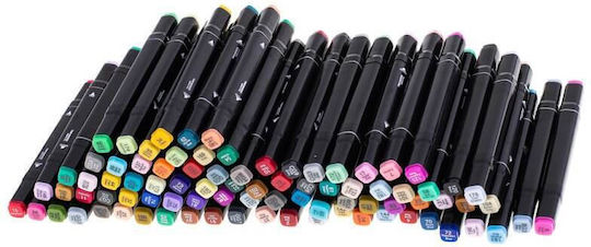 Carner Drawing Markers Double Tip Set 80pcs