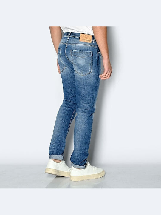Men's Jeans Pants with Regular Fit Blue