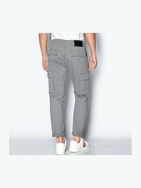 Hose Cargo Elastisch Gray