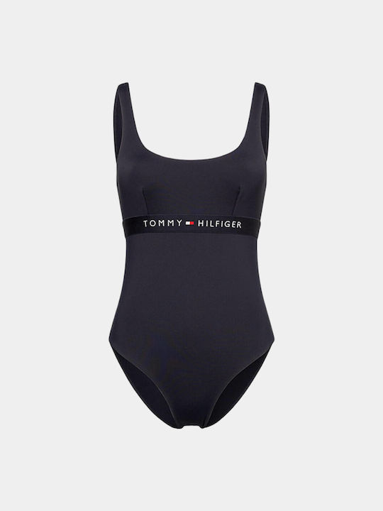 Navy Blue One Piece Swimsuit