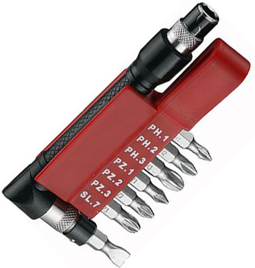 Force Screwdriver with 7 Interchangeable Tips