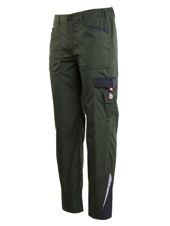 Stenso Prisma Summer Reflectorizant Pantaloni de Lucru Verde
