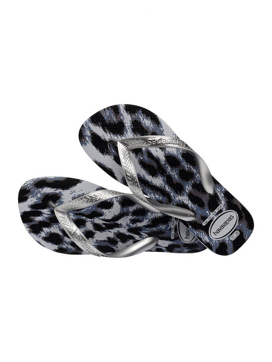 Havaianas Top Animals Σαγιονάρες σε Ασημί Χρώμα