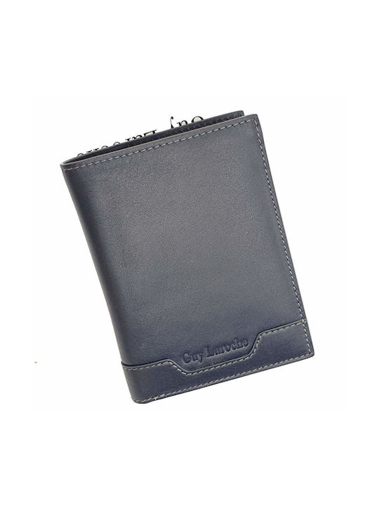 Guy Laroche 37803 Men's Leather Wallet with RFID Blue