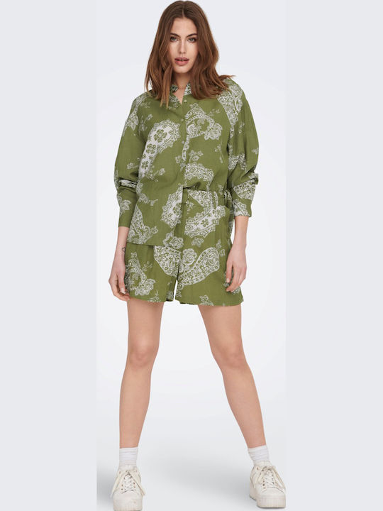 Cămașă De Damă Cu Mâneci Lungi Olive Branch Multi