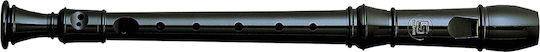 Suzuki Soprano Plastic Recorder Baroque Black