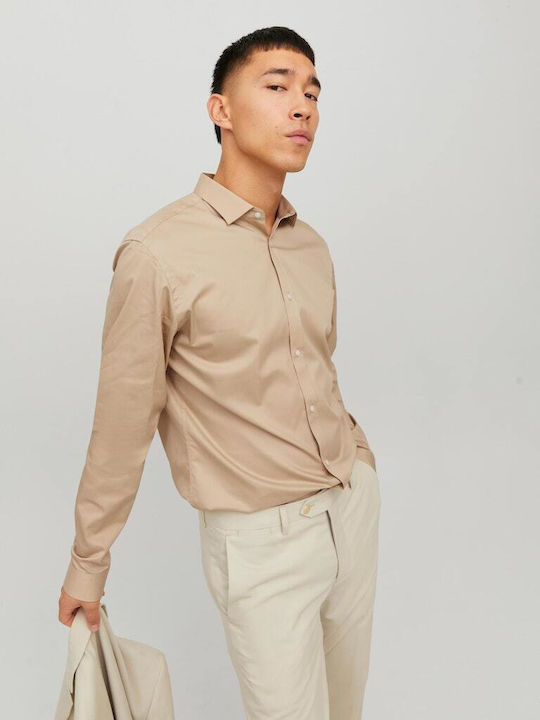 Long-sleeved Cotton Shirt White Pepper