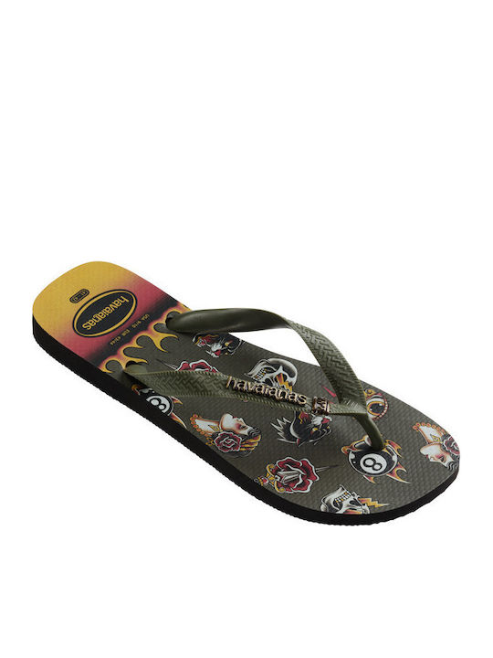 Havaianas Top Tribo Flip Flops Black/Moss