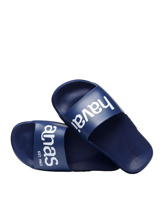 Classic Logomania Men's Slides Blue