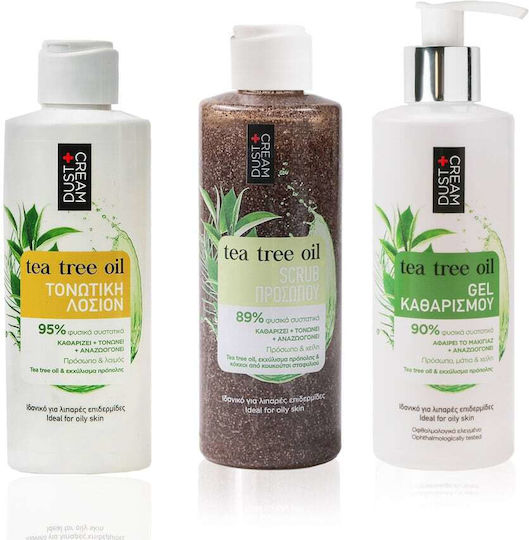 Dust+Cream Set Îngrijire pentru Curățare facială