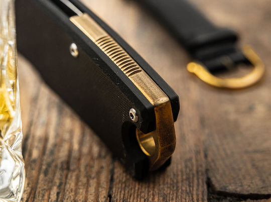 Boker Plus Fieldfolder Taschenmesser Schwarz Gesamtlänge 20.5cm mit Klinge 8.65cm Dicke 4mm in Hülle