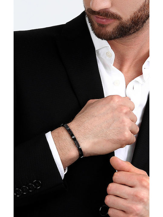 Maserati Men's Bracelet Made of Stainless Steel 22cm