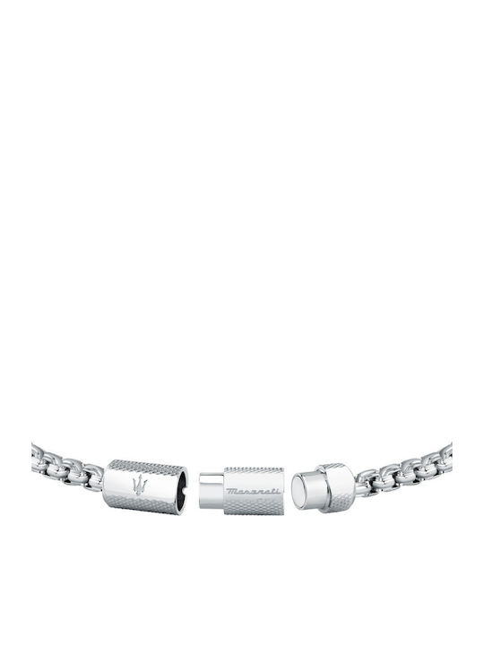 Maserati Men's Chain Bracelet Made of Stainless Steel 21.5cm