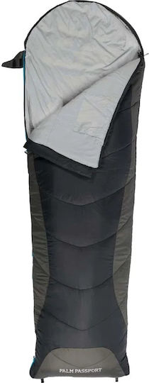 Roman Schlafsack Einzeln Palm Passport Black & Charcoal