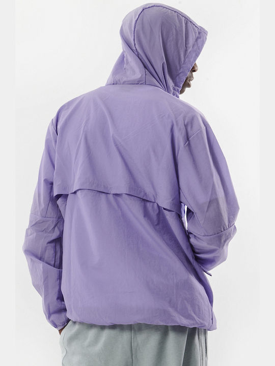 Body Action Men's Sport Jacket Windproof Purple