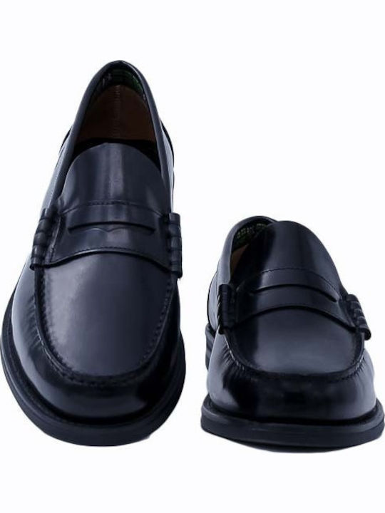 Sebr Δερμάτινα Ανδρικά Loafers σε Μαύρο Χρώμα