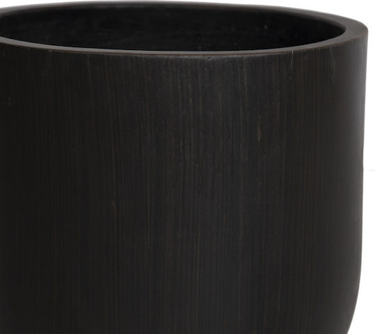 Soulworks Ntomo Κασπώ Τσιμεντένιο Μαύρο 41x41x40εκ.