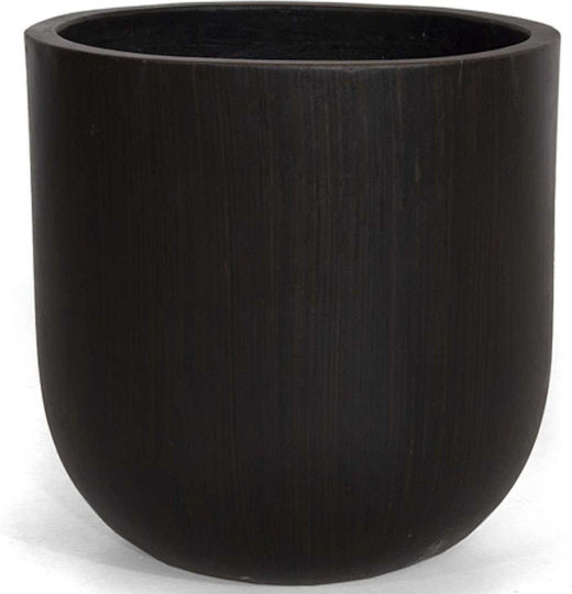 Soulworks Ntomo Κασπώ Τσιμεντένιο Μαύρο 41x41x40εκ.
