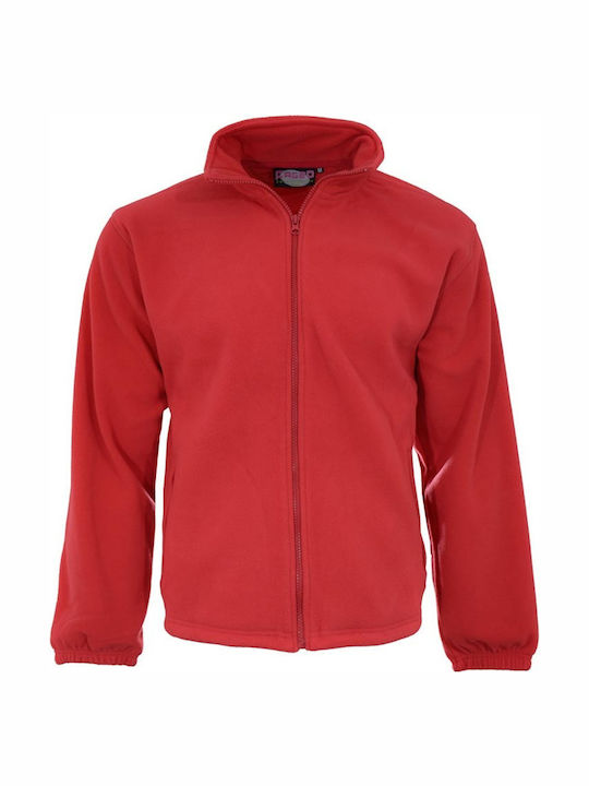 Fageo Arbeitsjacke Fleece Rot