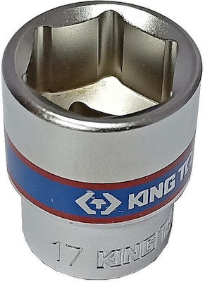 King Tony Căpăcel Hexagonal cu Patrat de Prindere 1/2" Diametru 16mm 1buc