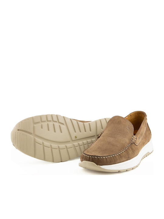 Men's Leather Moccasins Brown