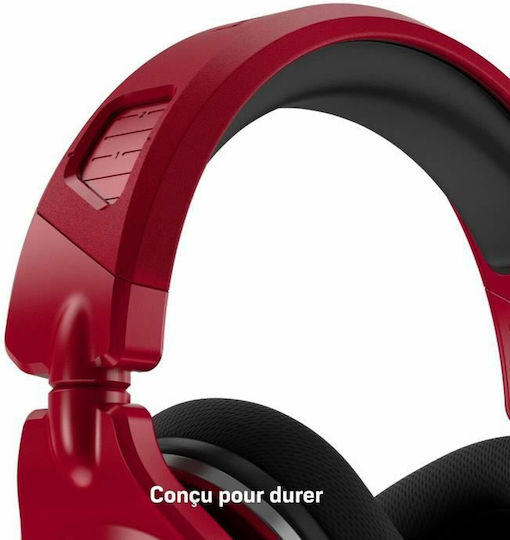 Turtle Beach Stealth 600P Max Über Ohr Gaming-Headset mit Verbindung USB Midnight Red für PC / PS5