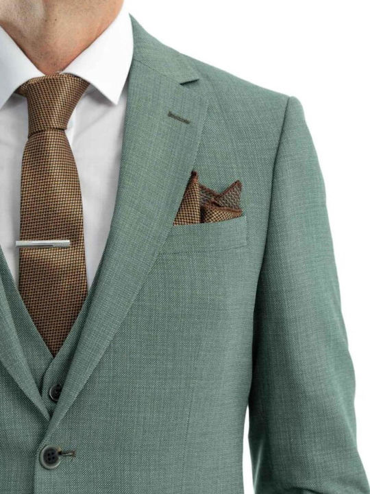 Vario Summer Men's Suit with Vest Mint