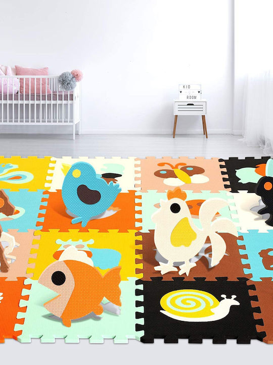 Perfectoys Kids Educational Floor Puzzle with Letters 16pcs
