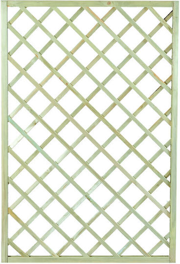Garden Trellis (12x12) Made of Wood with Rhombus Grid Design in Beige Colour 60x180cm