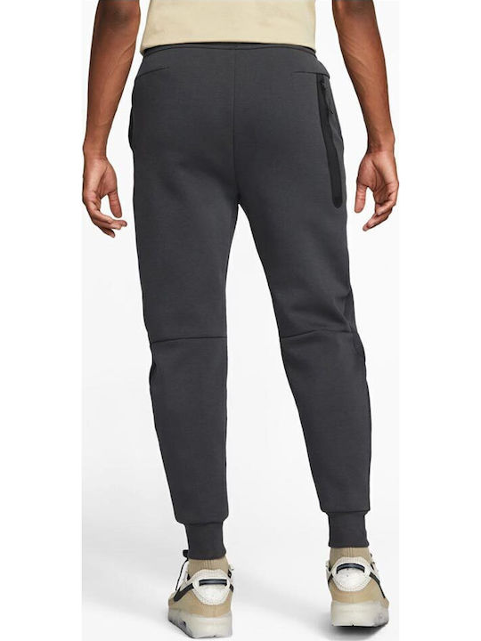 Sportswear Tech Fleece Παντελόνι Φόρμας με Λάστιχο Γκρι