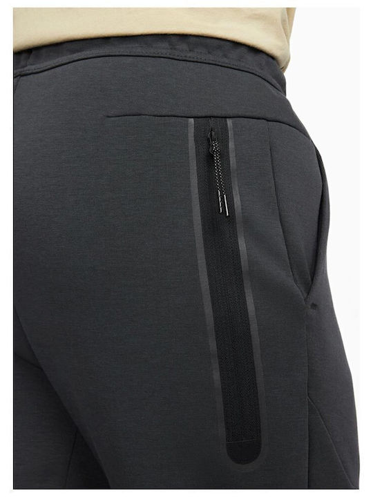 Sportswear Tech Fleece Παντελόνι Φόρμας με Λάστιχο Γκρι