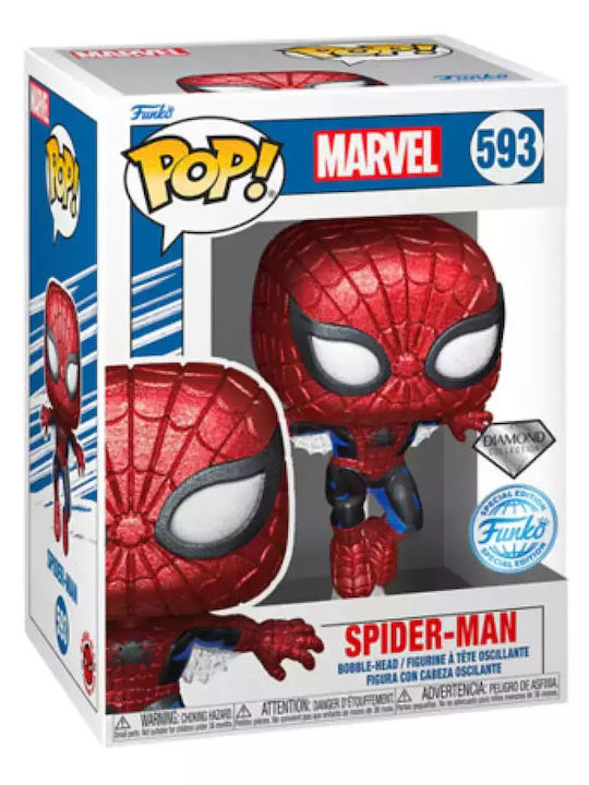 Funko Pop! Marvel: Spider-Man Diamond Collection Bobble-Head Special Edition