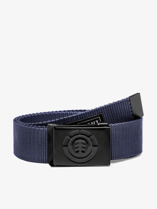 Element Beyond Ανδρική Ζώνη Υφασμάτινη Indigo