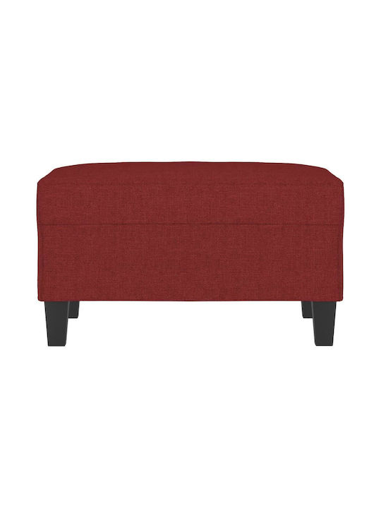 Burgundisches Stoff Fußhocker 70x55x41cm