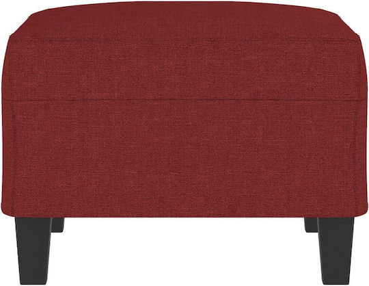 Burgundisches Stoff Fußhocker 70x55x41cm