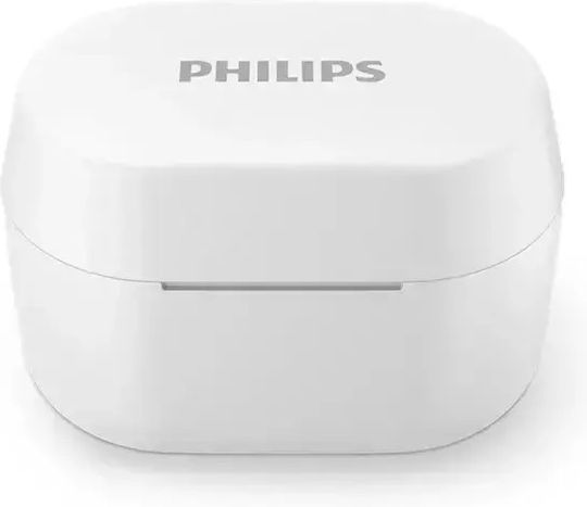 Philips TAT3216 Earbud Bluetooth Handsfree Căști cu Rezistență la Transpirație și Carcasă de Încărcare Alb
