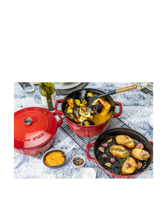 Zwilling J.A. Henckels Staub La Cocotte Комплект Саксии От Чугун Червен 3 Части