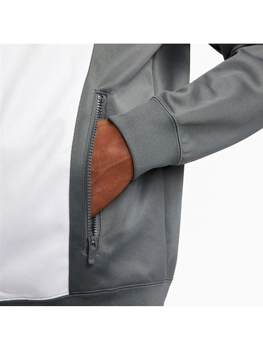 Sportswear Hybrid Sweatshirt with Hood Grey / White