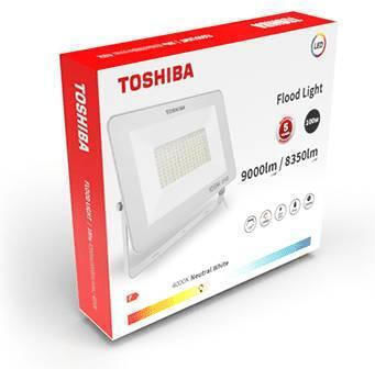 Toshiba Waterproof LED Floodlight 100W Natural White 4000K IP65